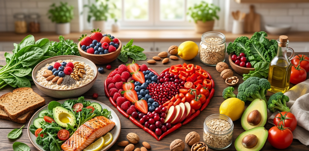 Food for Strong Heart and BP Control heart healthy foods.jpg