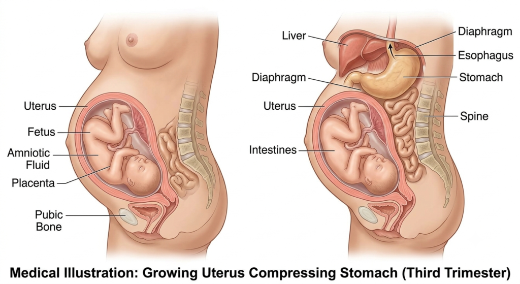 Heartburn during Pregnancy: Causes, Symptoms, Safe Remedies, and Prevention Tips common symptoms of pregnancy heartburn.jpg