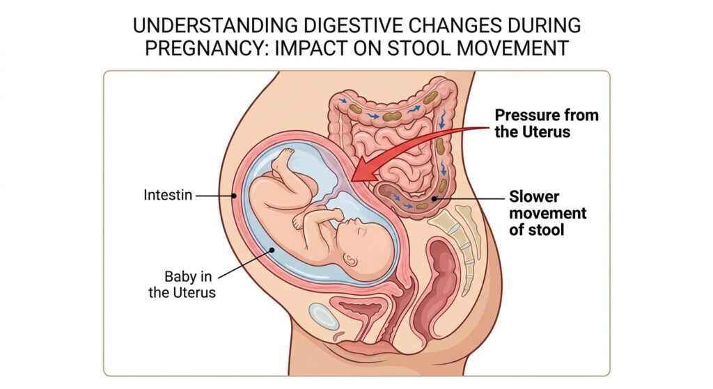 Constipation during Pregnancy digestive system during pregnancy illustration.jpg