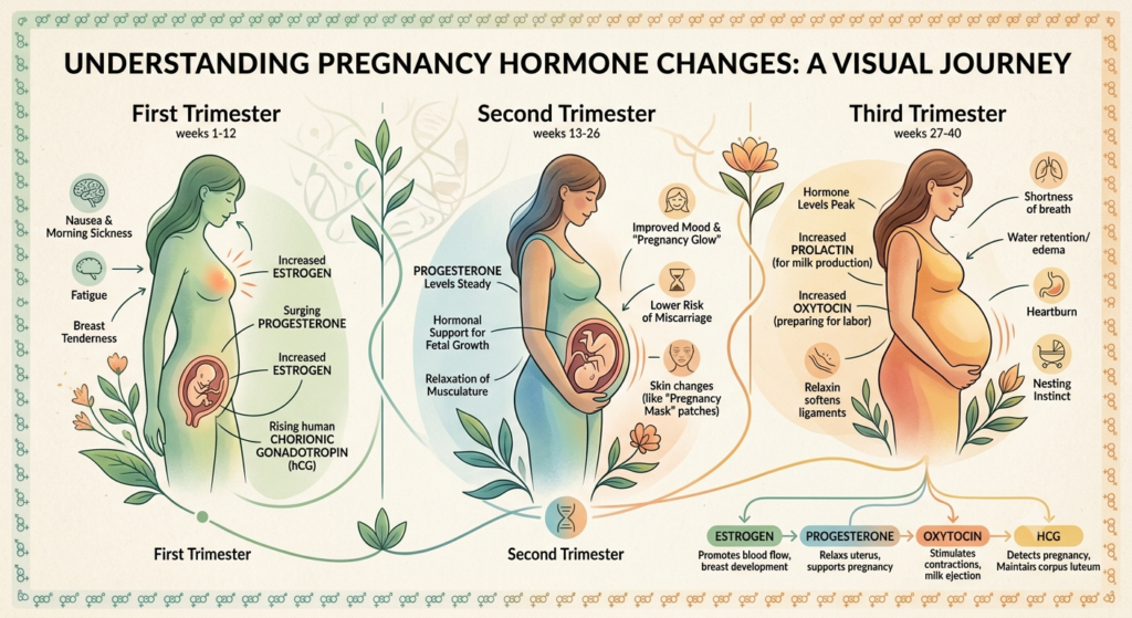Headaches in Pregnancy: The Complete Guide for Expecting Mothers hormonal changes during pregnancy.jpg
